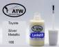 Preview: Toyota, Silver Metallic, 166: 20ml Lackstift, von ATW Autoteile West.